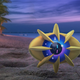 Cosmoem, floating on the sand at the beach, for some reason.